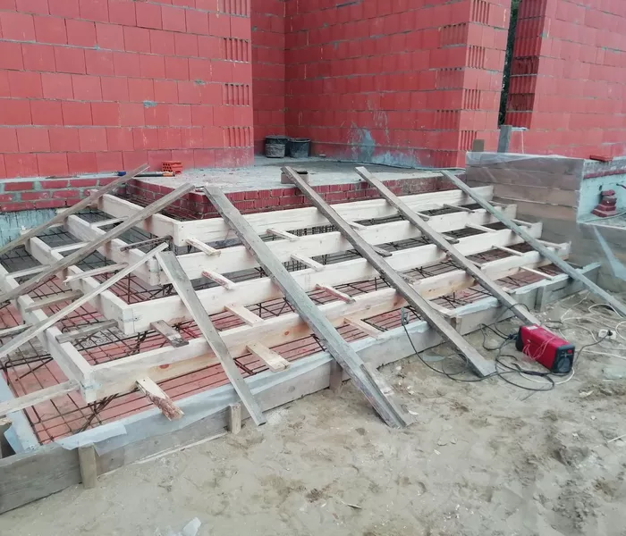 Устройство крыльца + бетонные работы